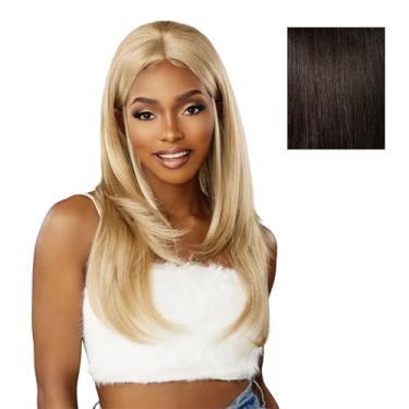 Imagem de Sensationnel Dashly Lace Front Wig - Unit 49 Pre Teased Pouf Style Laceparting Ear to Ear Synthetic (2 DARKBROWN)