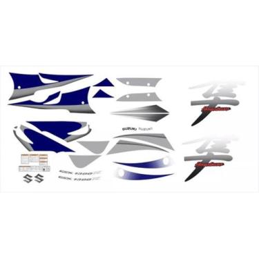 Imagem de Kit Adesivos Suzuki Hayabusa Gsx 1300R 2008 Azul Hay08Az2 - Spts
