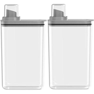 Imagem de Dispenser Organizador Lavanderia Kit c/2 de 2,3L Lavanderia - OU, 2 Br