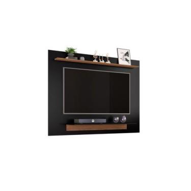 Imagem de Painel de TV Elegante Moderno para Sala Quarto 2 Prateleiras - Móveis 