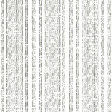 Imagem de wishFIRE Papel de parede moderno descasque e cole 43,9 cm x 304,8 cm papel de parede listrado verde e branco papel de parede autoadesivo removível para armários de quarto cômoda