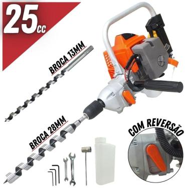 Imagem de Furadeira Vulcan Vf500 25,4cc 1hp Para Perfuração De Mourões