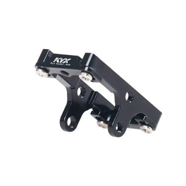 Imagem de KYX Racing CNC Usinado Ajustável Alumínio Servo Mount Upgrades Peças Acessórios para 1/18 RC Crawler Car Traxxas TRX4M