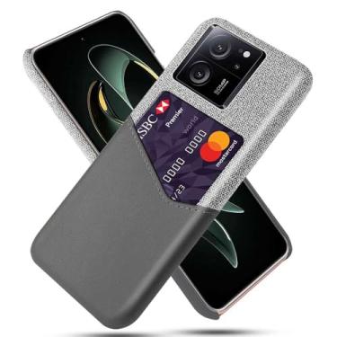 Imagem de Capa para Xiaomi Redmi K60 ULTRA,Tela e tampa de couro PU,Antideslizante,360°cobertura completa à prova de choque com 1 slot de cartão atrás,Prevenção de queda-Gray