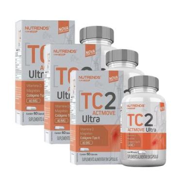 Imagem de Colágeno Tipo II Ultra Actmove 60 Caps Nutrends Kit 3 Unidades, Sem sa