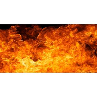 Imagem de Baocicco Papel de parede de 4,5 x 3 m chama rugindo decoração paixão fundo preto fotografia Blogger vlogger fogueira atividades de festa festa festa de aniversário bebê crianças adultos adereço retrato