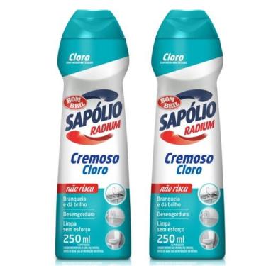 Imagem de KIT 2 Sapólio Radium Cremoso Bombril Com Cloro Ativo