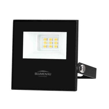 Imagem de Refletor LED Play 10W 3000K IP66 - Preto - BLUMENAU ILUMINAÇÃO