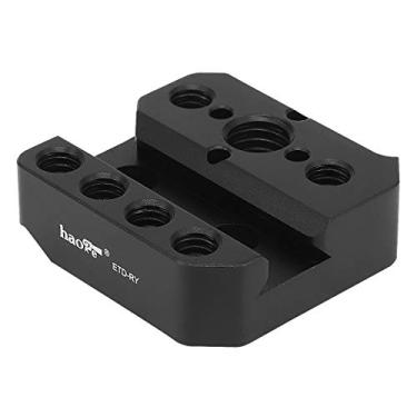 Imagem de Haoge ETD-RY Adaptador de suporte de placa de montagem para DJI Ronin-S Ronin-SC Ronin S SC, estabilizador de suspensão cardan embutido 1/10.2 cm 3/20.3 cm rosqueado ARRI NATO Rail Interface Fit