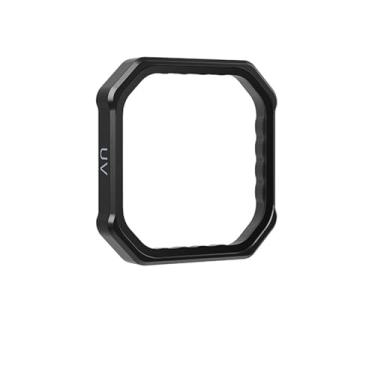 Imagem de XHSESA Kit de filtro de lente de câmera UV CPL ND para Insta360 Ace Pro/Pro 2, filtros polarizadores de redução de luz, com anel de amortecimento de silicone (UV)