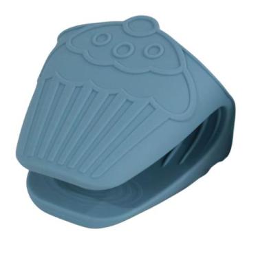 Imagem de Luvas Térmicas Pegador Em Silicone Azul - CASASUNCO