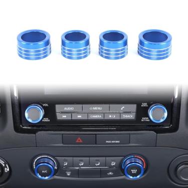 Imagem de Tampa do botão de volume do console central de ar condicionado adequada para Nissan Frontier 2022-2025, interruptor de volume de ar condicionado de carro, botão de acabamento, anel de acabamento