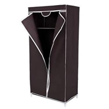 Imagem de Guarda-Roupa Portátil Multifuncional Arara Dobrável Preto