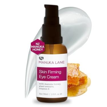 Imagem de Manuka Lane Creme hidratante natural para os olhos com mel Manuka, Eyebright, vitamina E e lanolina – a defesa mais poderosa da natureza contra olheiras, olheiras e inchaço