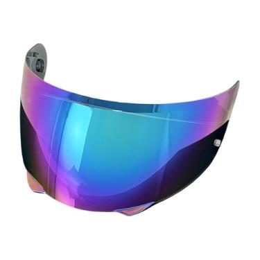 Imagem de BSTOP Viseira de capacete HJ-33 para HJC i90 Shield Substituição Uv Protected Faceshield Acessórios de capacete (apenas uso Rainbow-day)