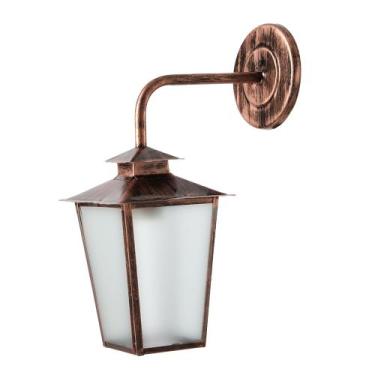 Imagem de Luminária Lustre Arandela Vidro Mini Boreal 14BN - Nova Colonial Lustr