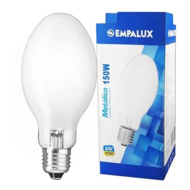 Imagem de Lâmpada Vapor Metalica 150W Ovoide Base E40 Branco Frio - EMPALUX, 220