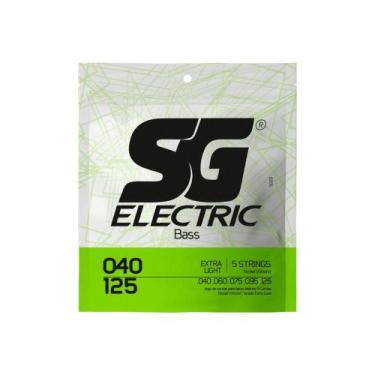 Imagem de Encordoamento p/baixo aço niquel 5 cordas 0.040 - 0.125 sg 5029