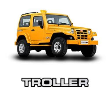 Imagem de Emblema Troller Dianteiro 2005 Adesivo Refletivo Resinado - SPORTINOX,