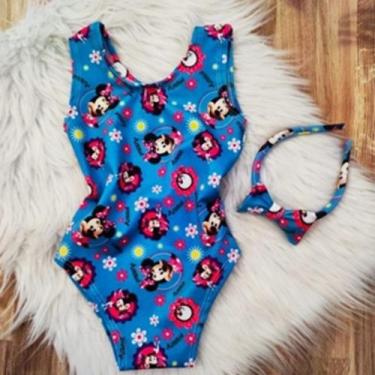 Imagem de Bodys Menina Infantil Temático Minnie RF02 +Tiara - EDYNHOKIDS, 01 ANO