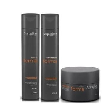 Imagem de Kit da Acquaflora Forma Shampoo, Condicionador E Mascara