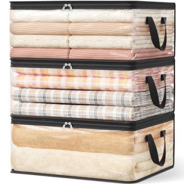 Imagem de Sacos de armazenamento de roupas Lifewit 35L, plástico, vinil, pacote 
