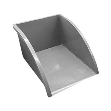 Imagem de Whtkoph de de água Da Chuva, Vassoura D'água, Barril de Chuva, Calha de PVC, Tubo de Queda, Proteção Contra Respingos para Acessórios de Ja, Cinza, Tamanho real