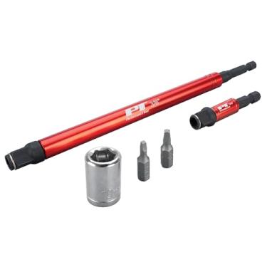 Imagem de Performance Tool W9033 Conjunto de adaptadores de soquete de drive de 5 peças, chave de porca/soquete: adaptadores de 20.3 cm e 6.3 cm, 10 mm, S1 e S2 soquetes de 2.5 cm e 1/10.2 cm, aço cromo vanádio