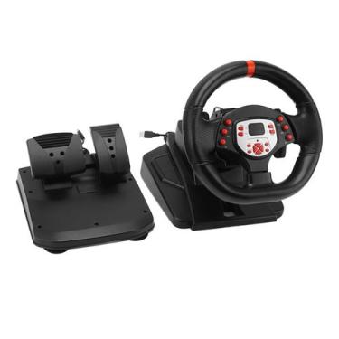 Imagem de Volante TOPINCN Driving Force Racing Wheel PS4/PC Vermelho