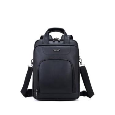 Imagem de Bolsa Maleta Pasta Notebook Couro Alça Tiracolo (Preto)