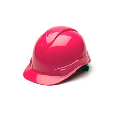 Imagem de Pyramex Ridgeline Cap Style Hard Hat, 4-Point Ratchet Suspension, Hi-Vis Pink