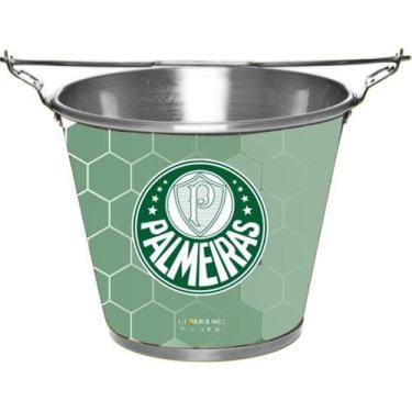 Imagem de Balde de Gelo Alumínio 5L Palmeiras - Globimport