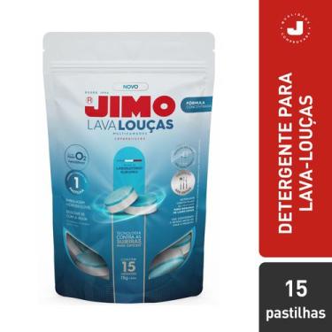 Imagem de Jimo Pastilha para LAVA LOUÇAS Sem Fosfato Embalagem Hidrossolúvel 15 