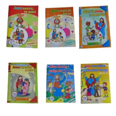 Imagem de Coleção aprendendo com jesus para crianças de 0 a 5 anos