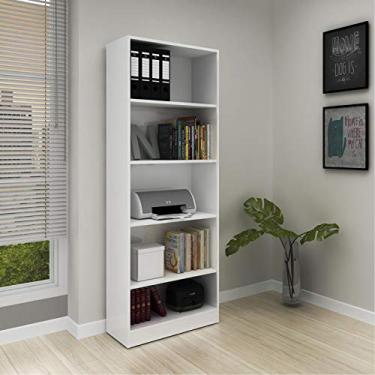 Imagem de Estante para Livros 4 Prateleiras Me4141 Branco - Tecno Mobili