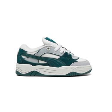 Imagem de PUMA Tênis infantil masculino 180 com cadarço casual - cinza, Cinza, 20