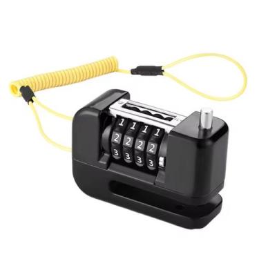 Imagem de Trava de Disco Freio Senha Antifurto Moto Bike Motocicleta Bicicleta C