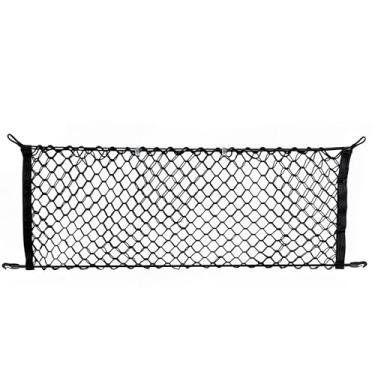 Imagem de Rede de carga de malha elástica automotiva estilo envelope para Subaru Outback 2015-2025 - Organizadores e armazenamento de porta-malas premium - Rede de bagagem para SUV - Melhor organizador de carro