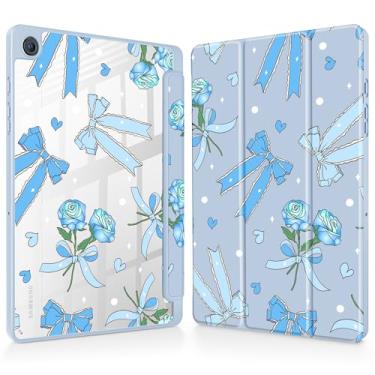 Imagem de Tuiklol Para Galaxy Tab A9 + /A9 Plus 27.9 cm 2023, suporte para caneta S com capa protetora transparente, capa traseira transparente, despertar/hibernar automaticamente, tablet Samsung Tab A9 Plus