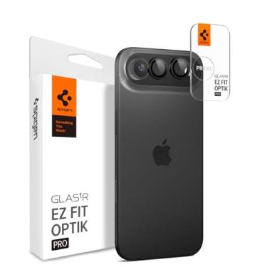 Imagem de Spigen Protetor de tela para lente de câmera [GlasTR EZ Fit Optik Pro] projetado para iPhone Air [compatível com capas] - preto [pacote com 2]