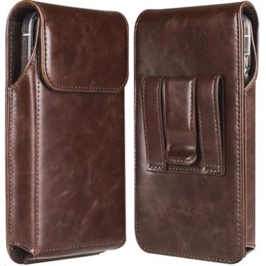 Imagem de NINKI Bolsa de suporte de cinto para iPhone Air/Pixel 10 Pro Coldres Pixel 9 Pro, capa de couro coldre bolsa de cintura para Galaxy S25Plus+ S24 Plus S23 Plus S22 Plus / S25FE S24 FE capa coldre clipe