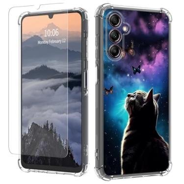 Imagem de Capa transparente para Samsung Galaxy S24 FE de 6,7 polegadas com protetor de tela [antiamarelamento] capa protetora de silicone macio e fina com proteção contra quedas de TPU transparente à prova de