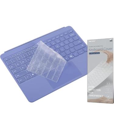Imagem de Protetor de capa de teclado compatível com teclado Surface Pro 2025 de 12 polegadas, película de TPU ultrafina, layout em inglês dos EUA
