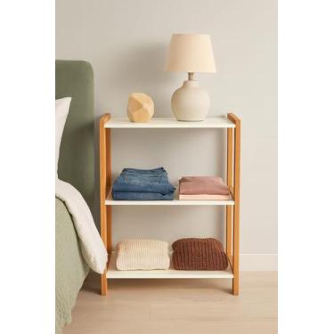 Imagem de Estante Vazada 3 Prateleiras - Outlet de Fabrica, branco