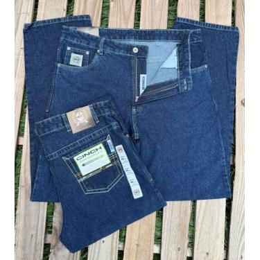 Imagem de calça country masculina jeans rodeio ,americana e barra balão tradicio