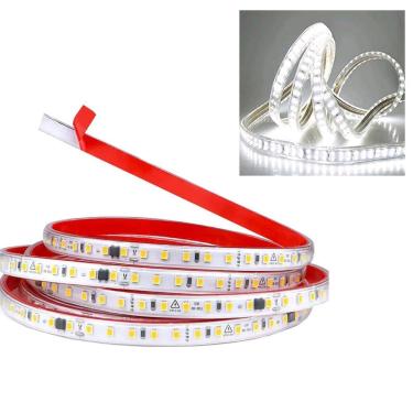 Imagem de Fita de Led SMD 6500K 3 Metros 127V Plug Conector Fita Dupla Face Perfil Sanca Gesso