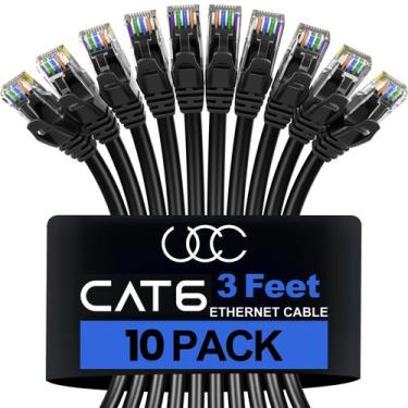 Imagem de Cabo Ethernet Ultra Clarity Cables Cat 6 de 0,9 m (pacote com 10)