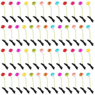 Imagem de Grampos de cabelo KFPPLXQ Grampos de cabelo em forma de cogumelo para 