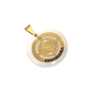 Imagem de Pingente Engenharia Engenheiro Folheado Ouro 18k