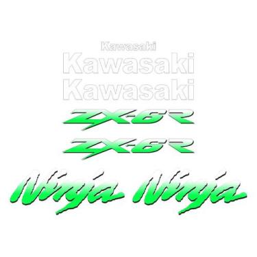 Imagem de Adesivo Compatível para Kawasaki ZX-6R 1999 a 2002 - Protetor Tank Pad